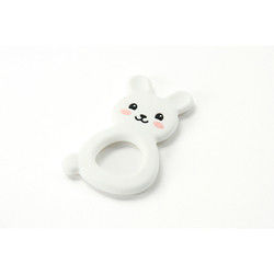 Animal Cat Kitten silicon Baby Teether Không chứa BPA cho trẻ mọc răng
