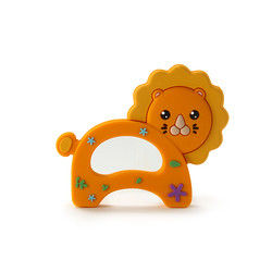 Animal Cat Kitten silicon Baby Teether Không chứa BPA cho trẻ mọc răng