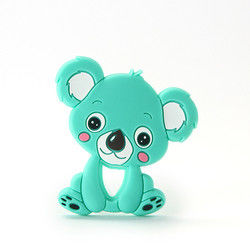 Animal Cat Kitten silicon Baby Teether Không chứa BPA cho trẻ mọc răng