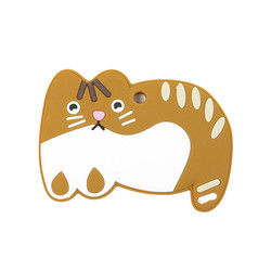Animal Cat Kitten silicon Baby Teether Không chứa BPA cho trẻ mọc răng