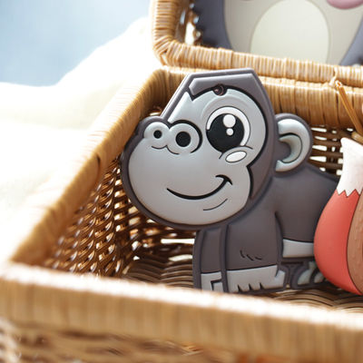 Soft Animal Baby Teether Chất liệu thực phẩm bằng silicon cho trẻ mới biết đi