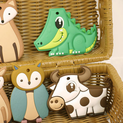 Soft Animal Baby Teether Chất liệu thực phẩm bằng silicon cho trẻ mới biết đi