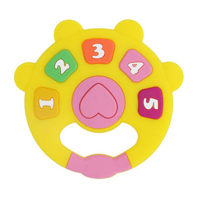 Soft Food Grade silicon Baby Teether Hình dạng ô tô dễ thương cho trẻ mới biết đi