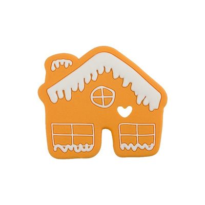 Christmas Gingerbread Man Soft silicon Sticker đầy màu sắc cho bé mọc răng