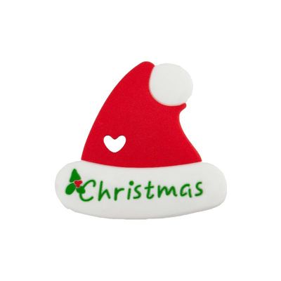 Christmas Gingerbread Man Soft silicon Sticker đầy màu sắc cho bé mọc răng