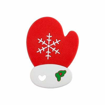 Christmas Gingerbread Man Soft silicon Sticker đầy màu sắc cho bé mọc răng