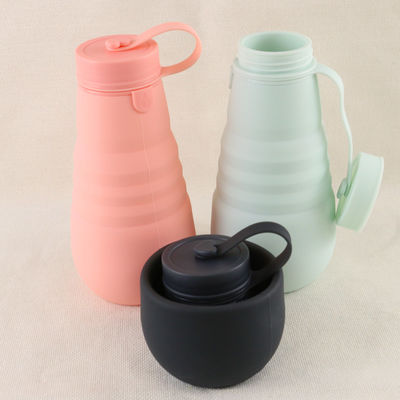 Chai nước uống silicon ngoài trời, chai nước có thể gập lại để cắm trại