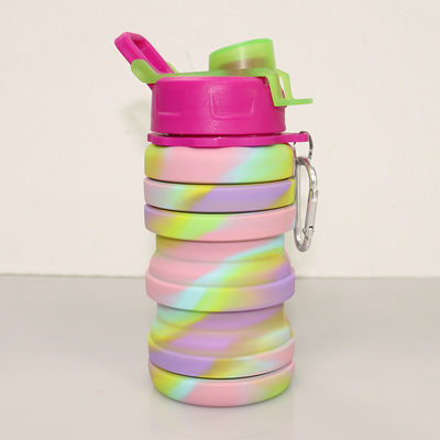 Chai nước silicon thân thiện với môi trường 500ml dành cho du lịch thể thao