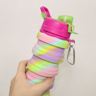 Chai nước silicon thân thiện với môi trường 500ml dành cho du lịch thể thao