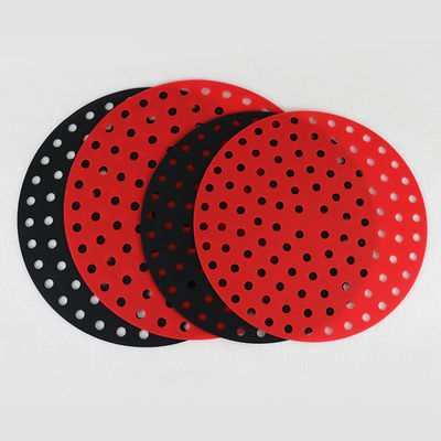 Bộ dụng cụ nhà bếp bằng silicon có thể tái sử dụng tùy chỉnh, Air Fryer silicon Pad Round Square Shape