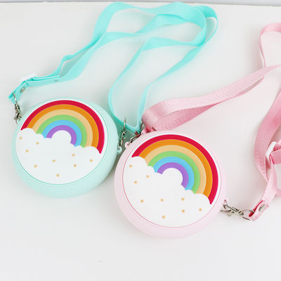 Mini Rainbow Túi đeo vai silicon tùy chỉnh dành cho trẻ nhỏ