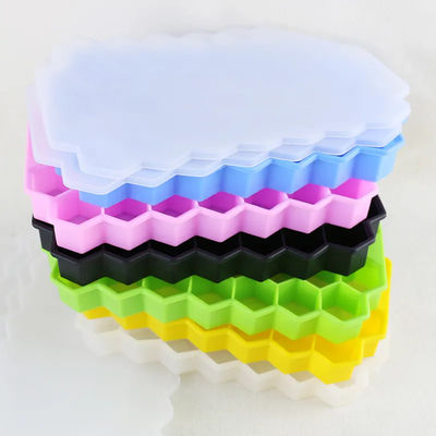 Cấp thực phẩm Ice Cube Khuôn silicon Khay BPA Free Honeycomb Shape 37 Cell