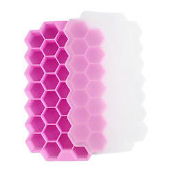 Cấp thực phẩm Ice Cube Khuôn silicon Khay BPA Free Honeycomb Shape 37 Cell