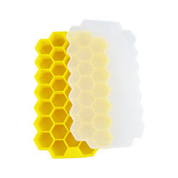 Cấp thực phẩm Ice Cube Khuôn silicon Khay BPA Free Honeycomb Shape 37 Cell