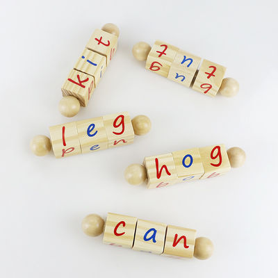 Bảng chữ cái cho trẻ em đồ chơi bằng gỗ khối cho dạy mẫu giáo Montessori