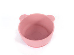 Hình ảnh hoạt hình dễ thương Desing Bear Panda hình dạng Baby Silicone Chén cho ăn Không có mùi vị Với tùy chỉnh Logo