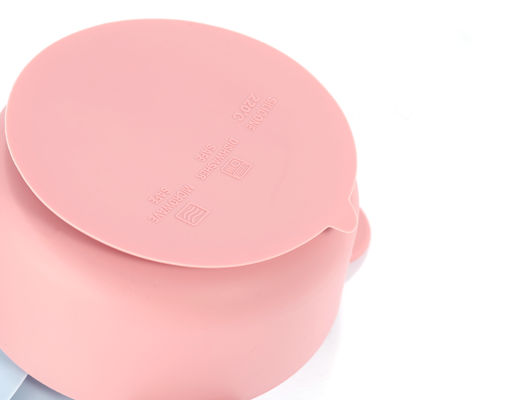 Bộ bát silicon cấp thực phẩm dễ thương không thấm nước cho bé ăn
