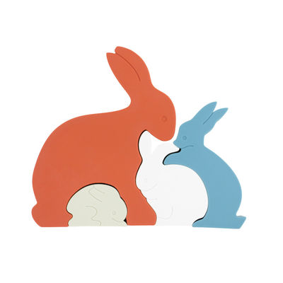 Bunny Rabbit Đồ Chơi Ghép Hình Cho Bé Bằng silicon Thân Thiện Với Môi Trường Cho Bé