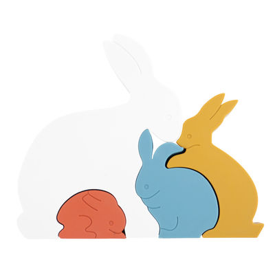 Bunny Rabbit Đồ Chơi Ghép Hình Cho Bé Bằng silicon Thân Thiện Với Môi Trường Cho Bé