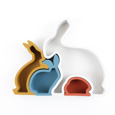 Bunny Rabbit Đồ Chơi Ghép Hình Cho Bé Bằng silicon Thân Thiện Với Môi Trường Cho Bé