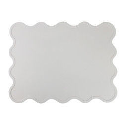 Baby Toddler silicon Non Slip Table Mat With Custom Laser Logo Debossed Printing