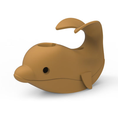 silicon tùy chỉnh dễ thương, nắp vòi bồn tắm với hình dạng cá heo Rhino