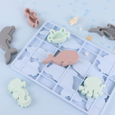 Ocean World Silicone Puzzle Thân thiện với môi trường miễn phí BPA cho giáo dục trẻ em