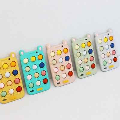 Không Chứa BPA Silicone Hình Điện Thoại Di Động Cho Bé Miếng Dán Răng Cho Bé Thoải Mái Và Giảm Đau khi mọc răng