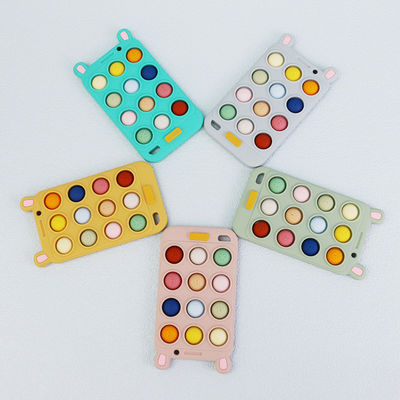 Không Chứa BPA Silicone Hình Điện Thoại Di Động Cho Bé Miếng Dán Răng Cho Bé Thoải Mái Và Giảm Đau khi mọc răng