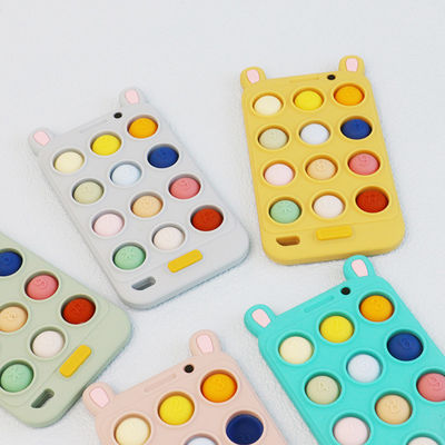 Không Chứa BPA Silicone Hình Điện Thoại Di Động Cho Bé Miếng Dán Răng Cho Bé Thoải Mái Và Giảm Đau khi mọc răng