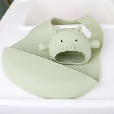 Tùy chỉnh nhiều hình dạng khác nhau Hình dạng tay cầm hình con lợn Miếng dán silicone cho bé với nhiều kiểu dáng khác nhau