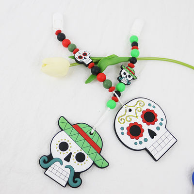 Móc khóa mọc răng bằng silicon mềm và dẻo cho bé từ 0-36 tháng Tự làm móc khóa cho bé Halloween