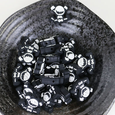 bán buôn moq thấp giá rẻ phim hoạt hình dễ thương DIY Silicone mọc răng hạt cho móc khóa bút