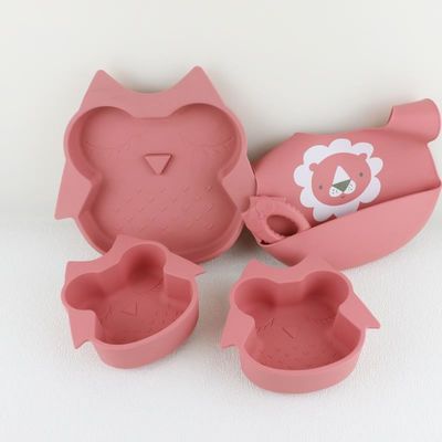 Bộ đồ ăn bằng silicon có thể gập lại Bộ bát và cốc bền để sử dụng ngoài trời