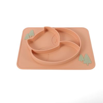 Tấm bát silicon có thể gập lại Nhiều màu động vật chịu nhiệt