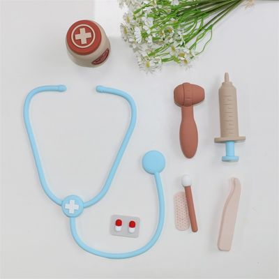 Đồ chơi trẻ sơ sinh silicone ODM với chức năng đóng vai bác sĩ