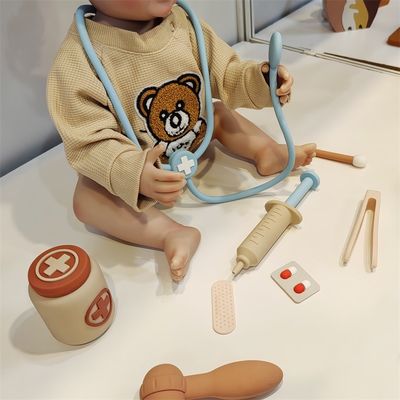 Đồ chơi trẻ sơ sinh silicone ODM với chức năng đóng vai bác sĩ