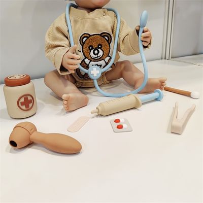 204g Bộ đồ chơi bác sĩ silicone Chất liệu y tế tùy chỉnh cho trẻ em