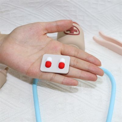 Đồ chơi silicone tùy chỉnh cho trẻ em Chức năng Tiến sĩ Chơi vai trò Trẻ em Y tá Chơi vai trò
