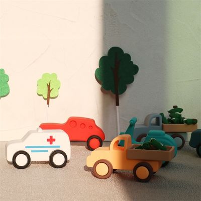 Đồ chơi xe ô tô silicone dành cho trẻ em chạy xe ô tô silicone trẻ em chơi