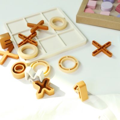 Độ tuổi 1-4 Silicone Jigsaw Puzzle Thúc đẩy phát triển nhận thức Giáo dục Silicone XO Puzzles đồ chơi
