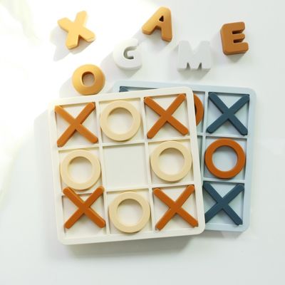 Độ tuổi 1-4 Silicone Jigsaw Puzzle Thúc đẩy phát triển nhận thức Giáo dục Silicone XO Puzzles đồ chơi