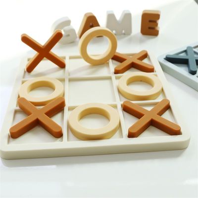 Độ tuổi 1-4 Silicone Jigsaw Puzzle Thúc đẩy phát triển nhận thức Giáo dục Silicone XO Puzzles đồ chơi