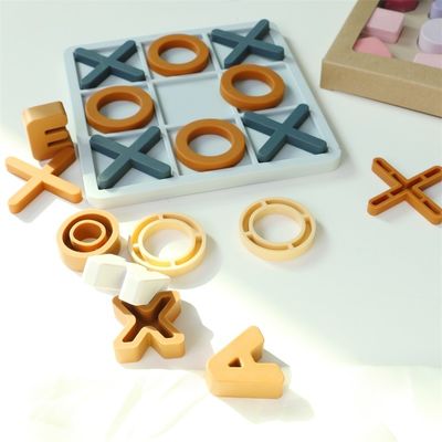 Độ tuổi 1-4 Silicone Jigsaw Puzzle Thúc đẩy phát triển nhận thức Giáo dục Silicone XO Puzzles đồ chơi