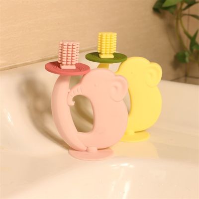 Silicone Baby Teether BPA miễn phí kết cấu mềm làm dịu đau nướu răng giảm đau răng Silicone Teether an toàn cho đồ chơi trẻ em