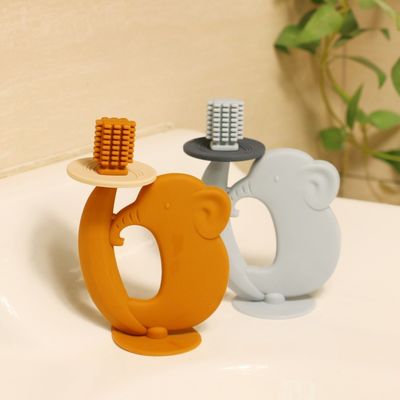 Silicone Baby Teether BPA miễn phí kết cấu mềm làm dịu đau nướu răng giảm đau răng Silicone Teether an toàn cho đồ chơi trẻ em