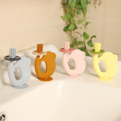 Silicone Baby Teether BPA miễn phí kết cấu mềm làm dịu đau nướu răng giảm đau răng Silicone Teether an toàn cho đồ chơi trẻ em