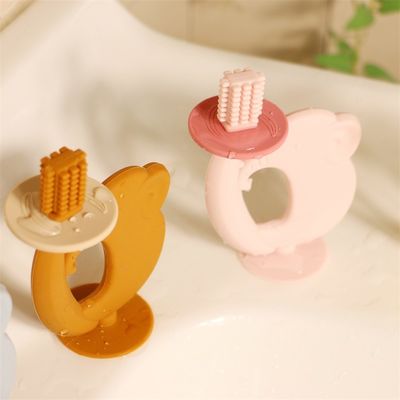 BPA miễn phí Teether silicone mềm kết cấu dễ cầm Giúp giảm đau răng