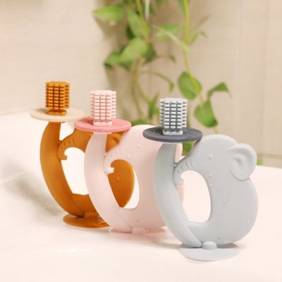 BPA miễn phí Teether silicone mềm kết cấu dễ cầm Giúp giảm đau răng