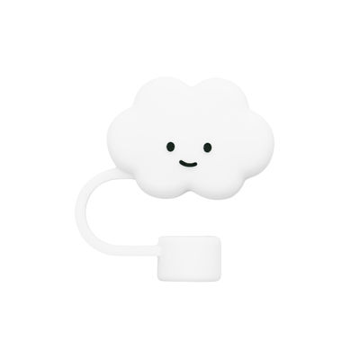 Sản phẩm bán buôn Full Silicone Non Toxic PVC Free BPA Free Silicone Straw Topper Cloud Covers hoàn hảo cho 6-12mm Straw